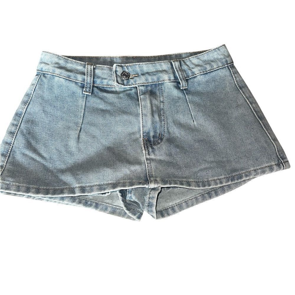SHEIN EZwear low waist Denim mini Women's Skirt. Size XS. NWOT